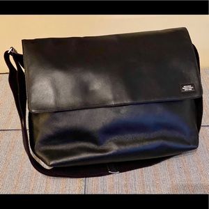 Jack Spade Messenger Bag - Black Leather